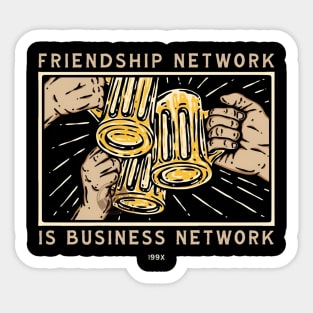 Friendship Network Sticker